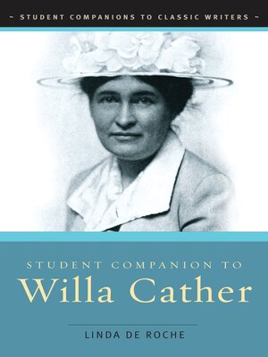 cover image of Student Companion to Willa Cather